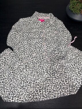 Leopard Print VS pajama set - Black & White
